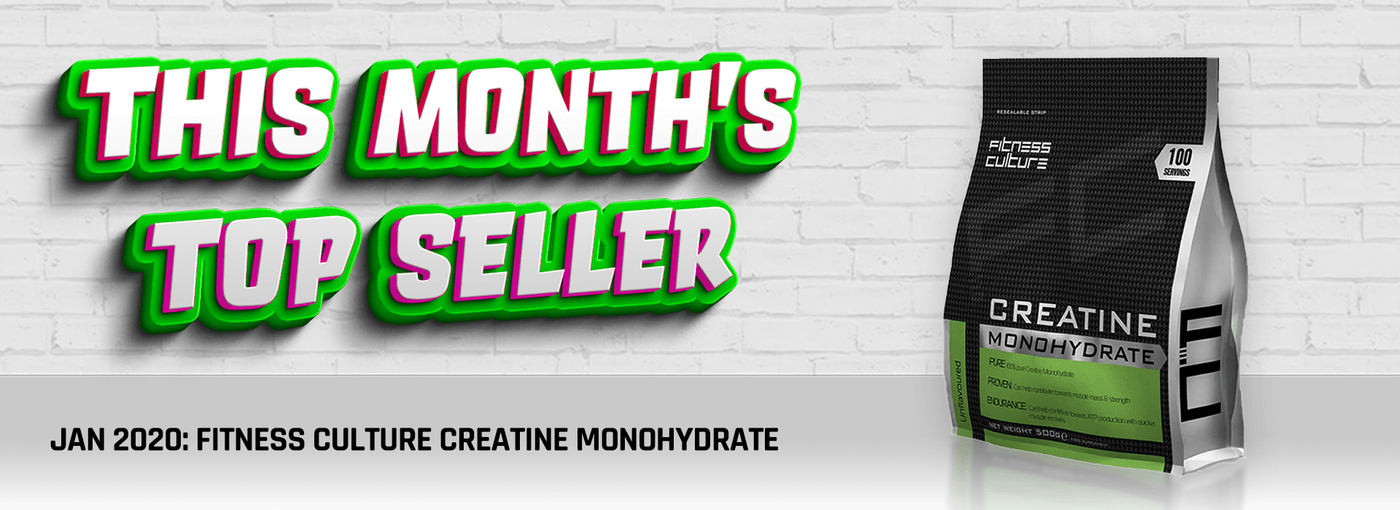 This Month's Top Seller: Fitness Culture Creatine! [Jan 2022]