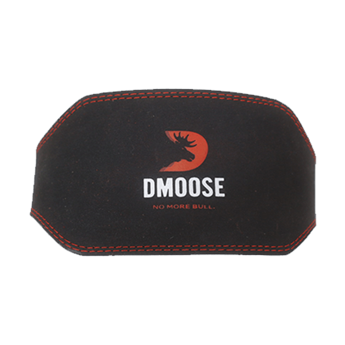 DMoose 4 Inch Weightlifting Belt - Black & Red
