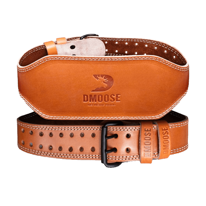 DMoose 4 Inch Weightlifting Belt - Brown
