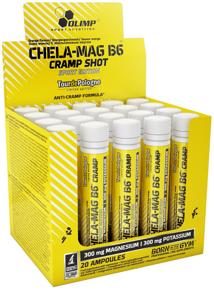 Chela-Mag B6 Cramp Shot, Orange - 20 x 25 ml.