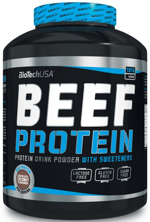 Beef Protein, Vanilla Cinnamon - 1816 grams