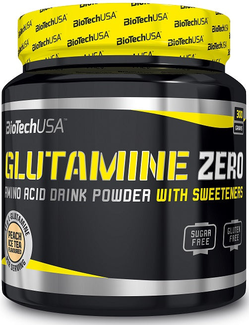Glutamine Zero, Peach Ice Tea - 300 grams