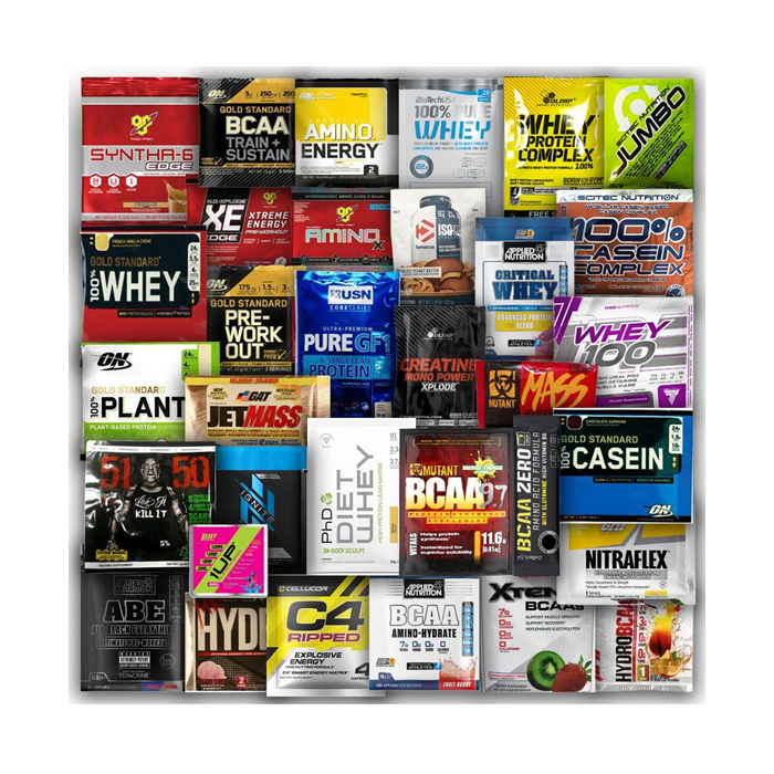 FREE GIFT | 1 Supplement Sample [ Protein, Pre-Workout, Mass Gainer, Fat Burner, BCAA, Amino Acids ] GIFT