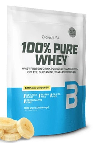 100% Pure Whey, Banana - 1000 grams