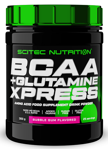 BCAA + Glutamine XPress, Bubble Gum - 600 grams