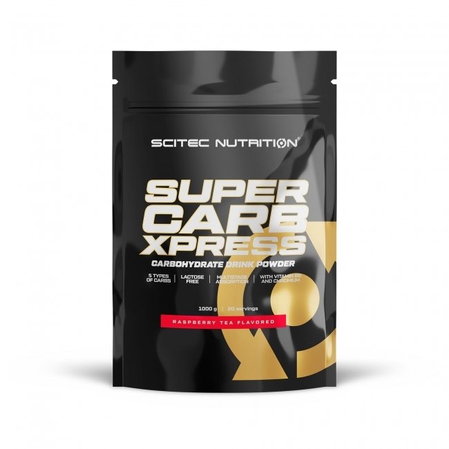Super Carb Xpress, Raspberry Tea - 1000 grams