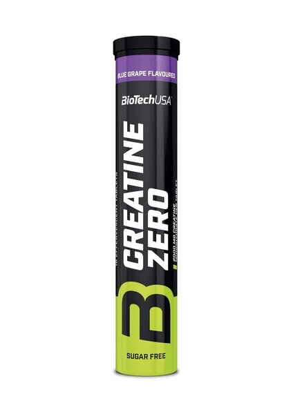Creatine Zero Effervescent, Blue Grape - 18 tablets