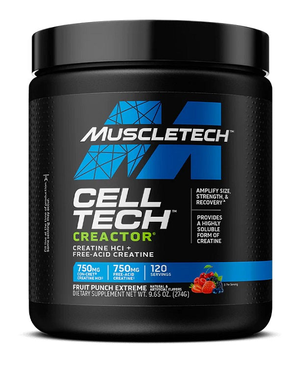 Cell Tech Creactor, Fruit Punch Extreme - 274 grams