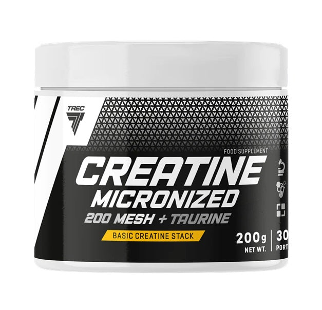 Creatine Micronized 200 Mesh + Taurine - 200 grams