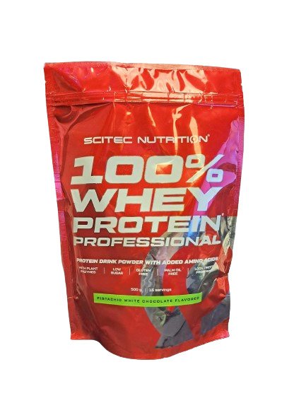 100% Whey Protein Professional, Pistachio White Chocolate - 500 grams