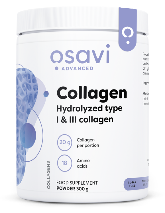 Collagen Hydrolysed Type I & III, Unflavoured - 300 grams