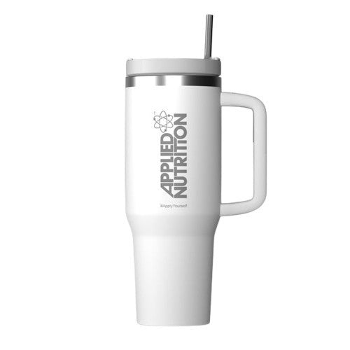 Cooler Tumbler Cup, White - 1200 ml.
