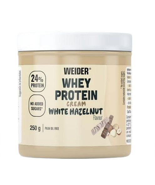 Whey Protein Cream, White Hazelnut - 250 grams
