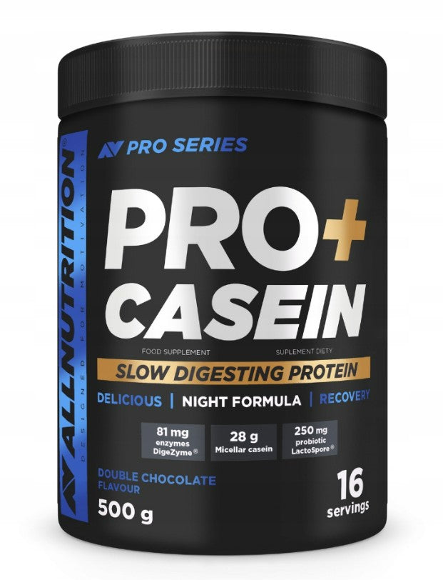 Pro+ Casein, Double Chocolate - 500 grams