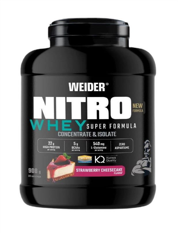 Nitro Whey Super Formula, Strawberry Cheesecake - 908 grams