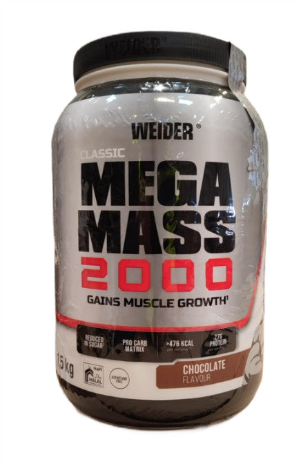 Mega Mass 2000, Chocolate - 1500 grams