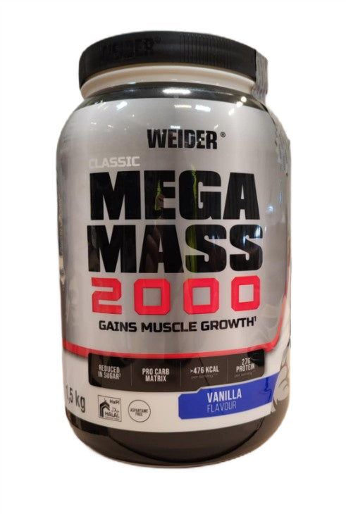 Mega Mass 2000, Vanilla - 1500 grams