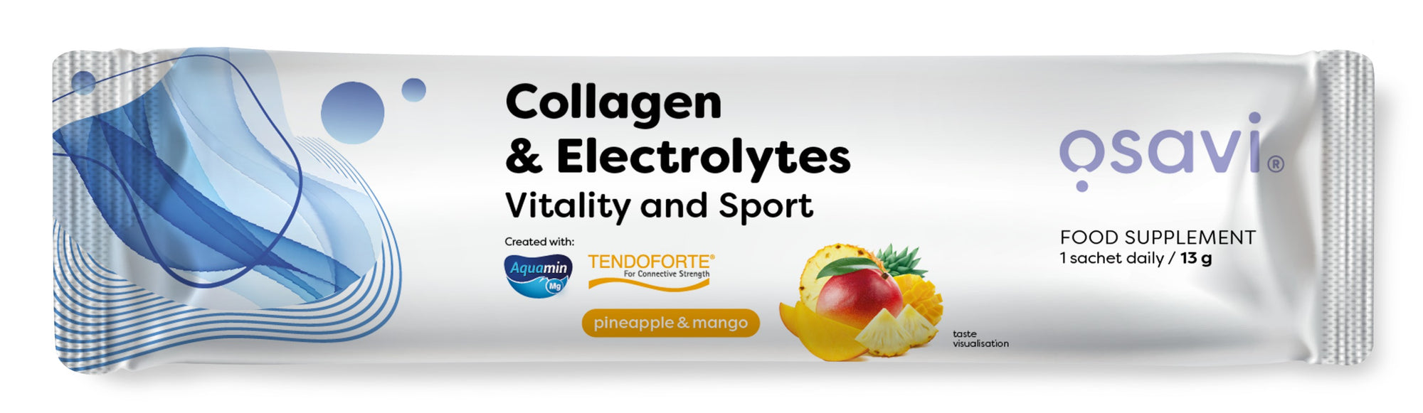 Collagen Electrolytes Vitality and Sport, Pineapple & Mango - 13 grams (1 serving)