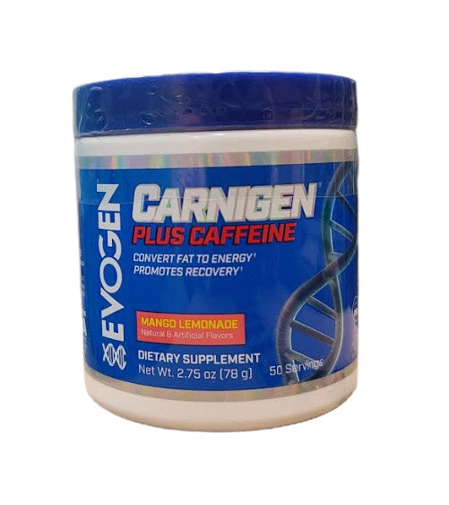 Carnigen Plus Caffeine, Mango Lemonade - 78 grams