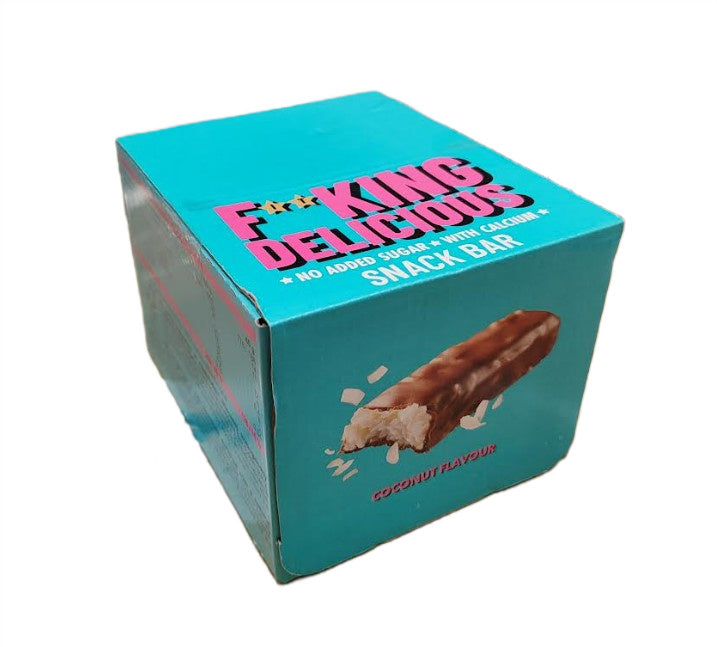 Fitking Delicious Snack Bar, Coconut - 24 x 40g