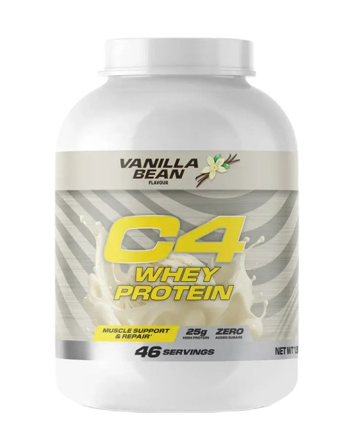 C4 Whey Protein, Vanilla Bean - 1587 grams