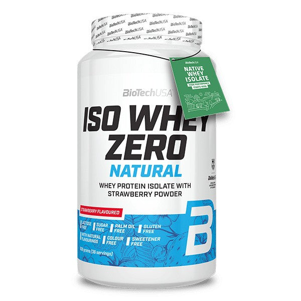 Iso Whey Zero Natural, Strawberry - 908 grams