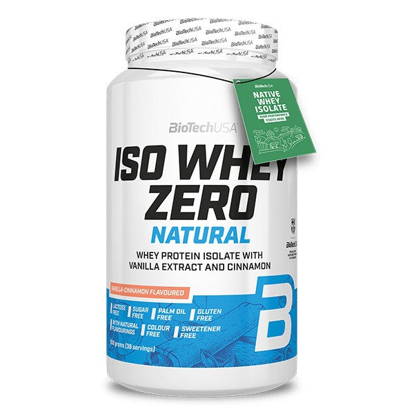 Iso Whey Zero Natural, Vanilla Cinnamon - 908 grams