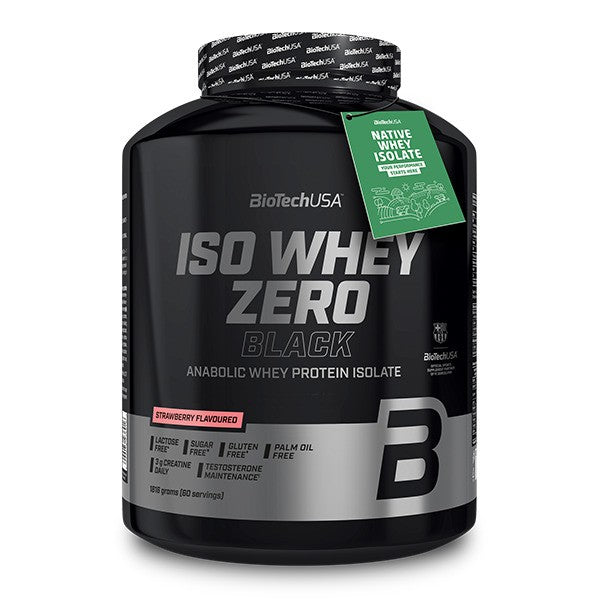 Iso Whey Zero Black, Strawberry - 1816 grams