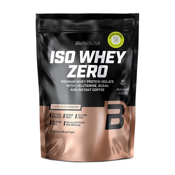 Iso Whey Zero, Caffe Latte - 454 grams