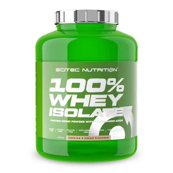 100% Whey Isolate, Cookies & Cream - 1816 grams