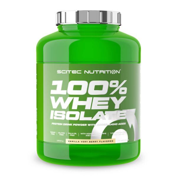 100% Whey Isolate, Vanilla Very Berry - 1816 grams
