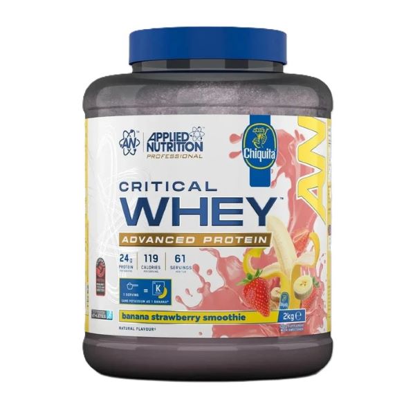 Critical Whey, Banana Strawberry Smoothie - 2000 grams