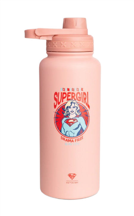 Bohtal Insulated Sports Bottle - DC Comics, Supergirl Drama Free - 960 ml.