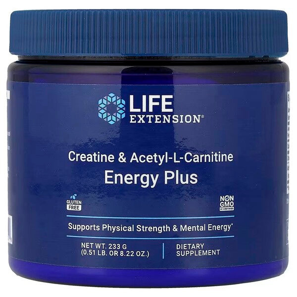 Creatine & Acetyl-L-Carnitine Energy Plus - 233 grams