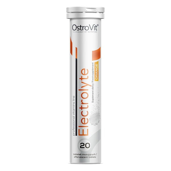 Electrolyte Effervescent Tabs, Orange - 20 tablets