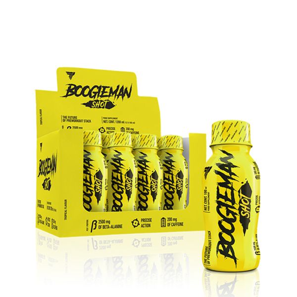 BoogieMan Shot, Tropical - 12 x 100 ml.