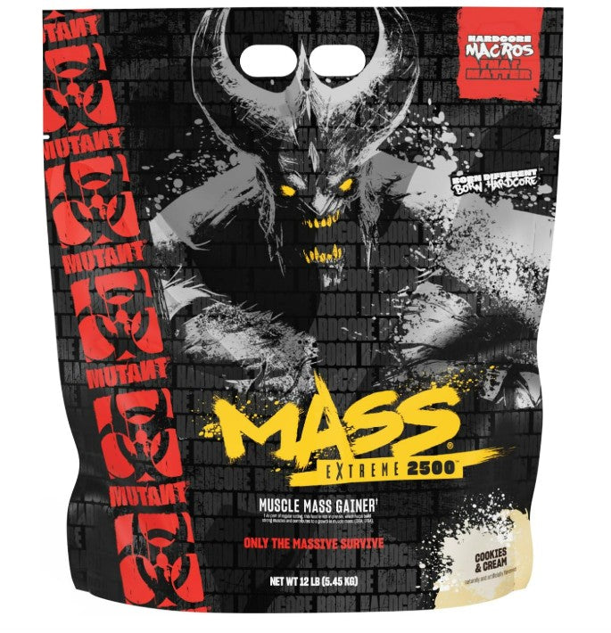 Mutant Mass Extreme 2500, Cookies & Cream - 5450 grams