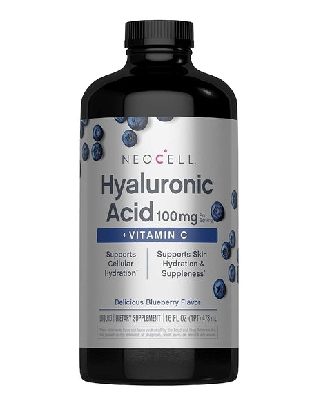 Hyaluronic Acid Liquid, Blueberry - 473 ml.