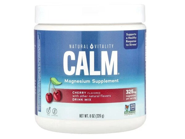 Calm Magnesium Powder, Cherry - 226 grams