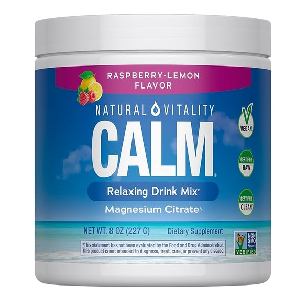 Natural Calm, Raspberry Lemon - 227 grams