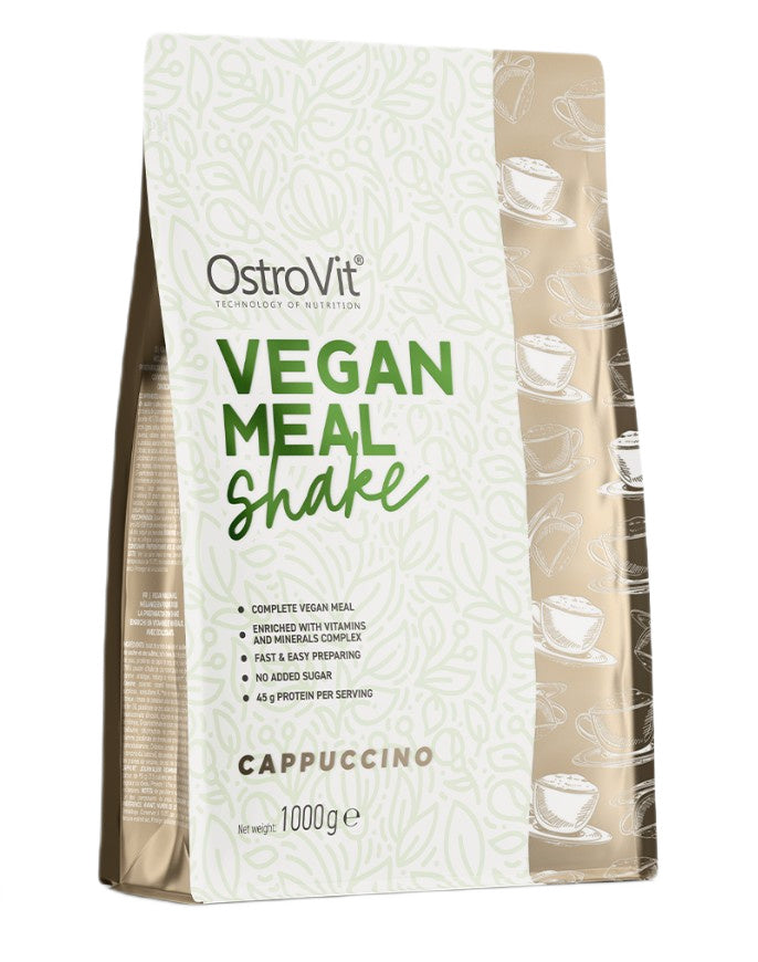 Vegan Meal Shake, Cappuccino - 1000 grams