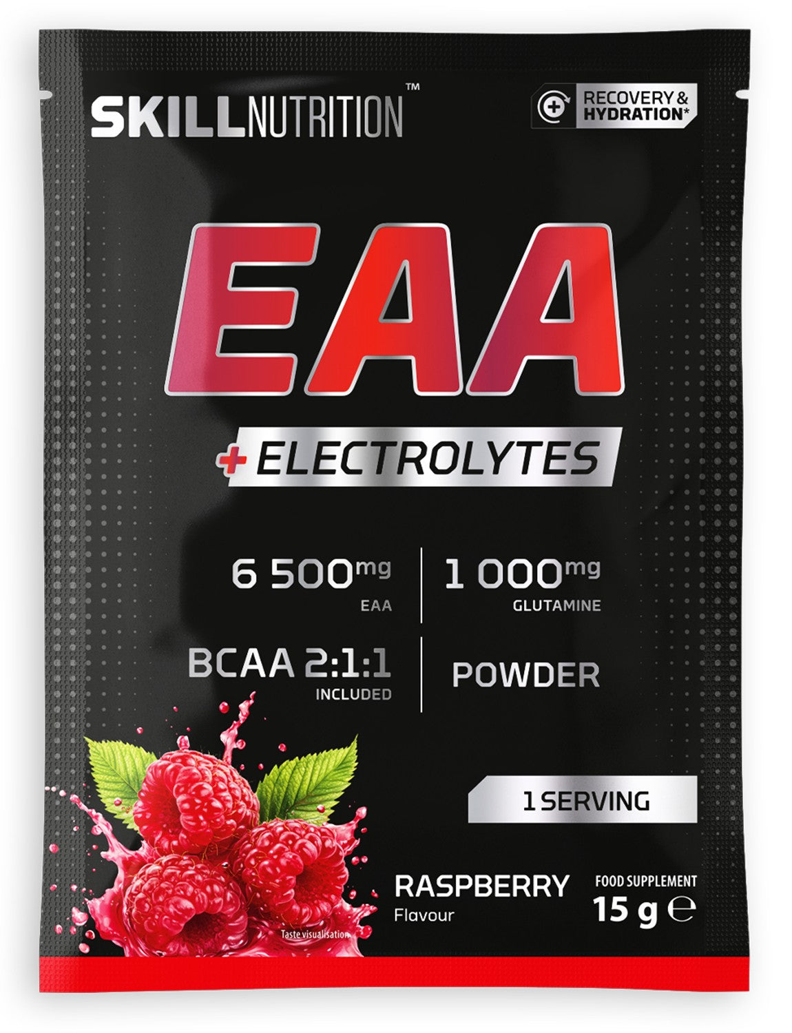 EAA + Electrolytes, Raspberry - 15 grams (1 serving)