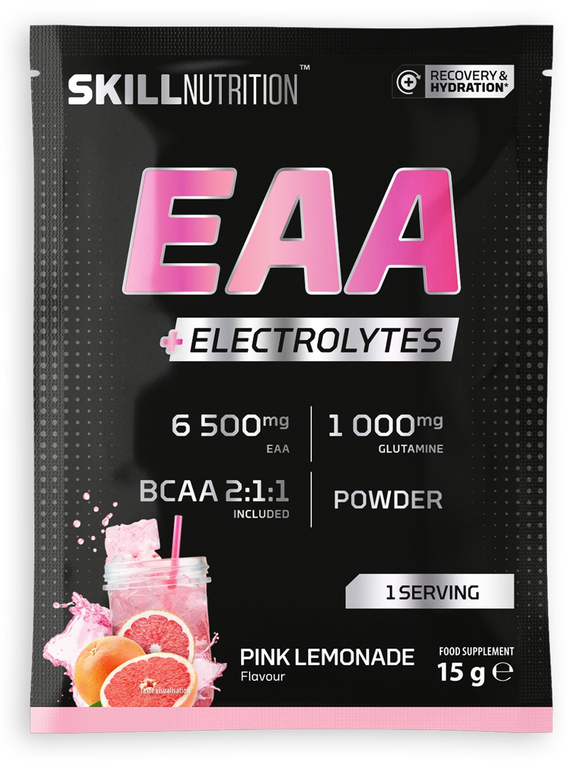 EAA + Electrolytes, Pink Lemonade - 15 grams (1 serving)