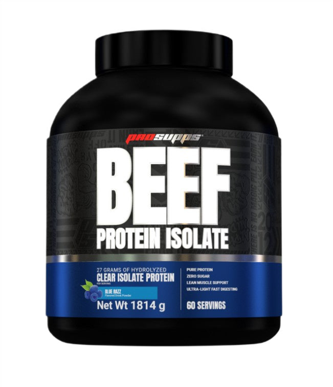 Beef Protein Isolate, Blue Razz - 1814 grams