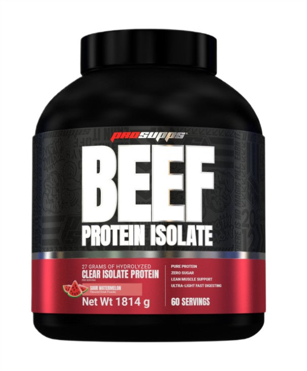 Beef Protein Isolate, Sour Watermelon - 1814 grams