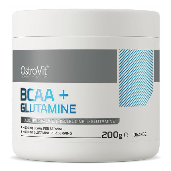 BCAA + Glutamine, Orange - 200 grams