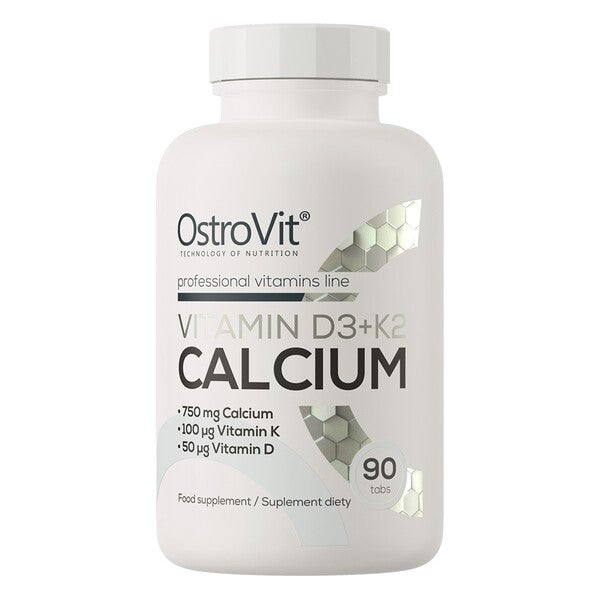 Vitamin D3 + K2 Calcium - 90 tablets
