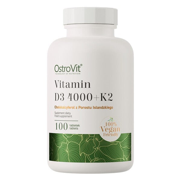 Vitamin D3 4000 + K2 Vegan - 100 tablets