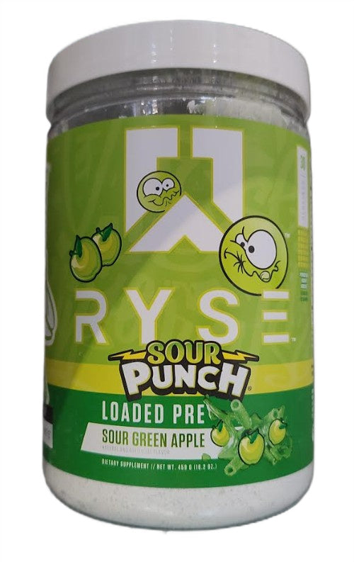 Loaded Pre, Sour Punch Sour Green Apple - 459 grams