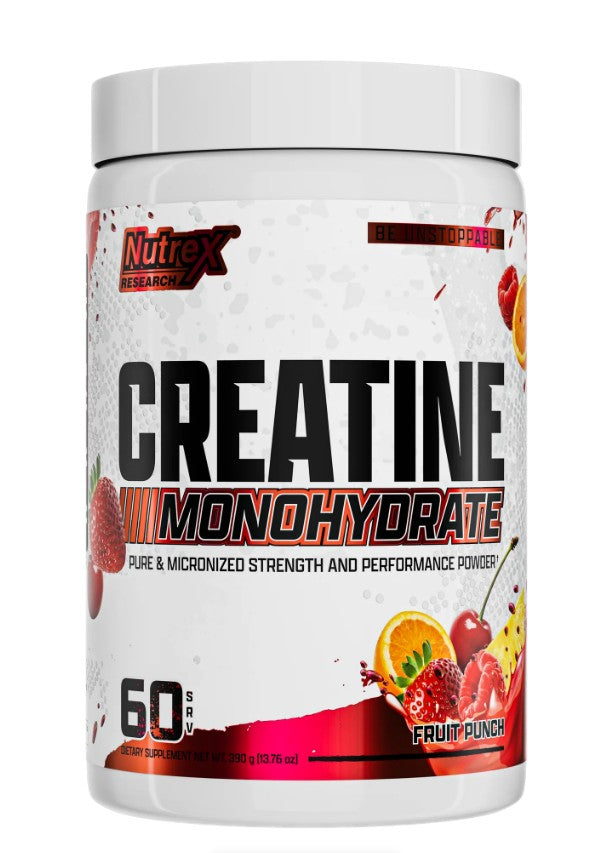 Creatine Monohydrate, Fruit Punch - 390 grams